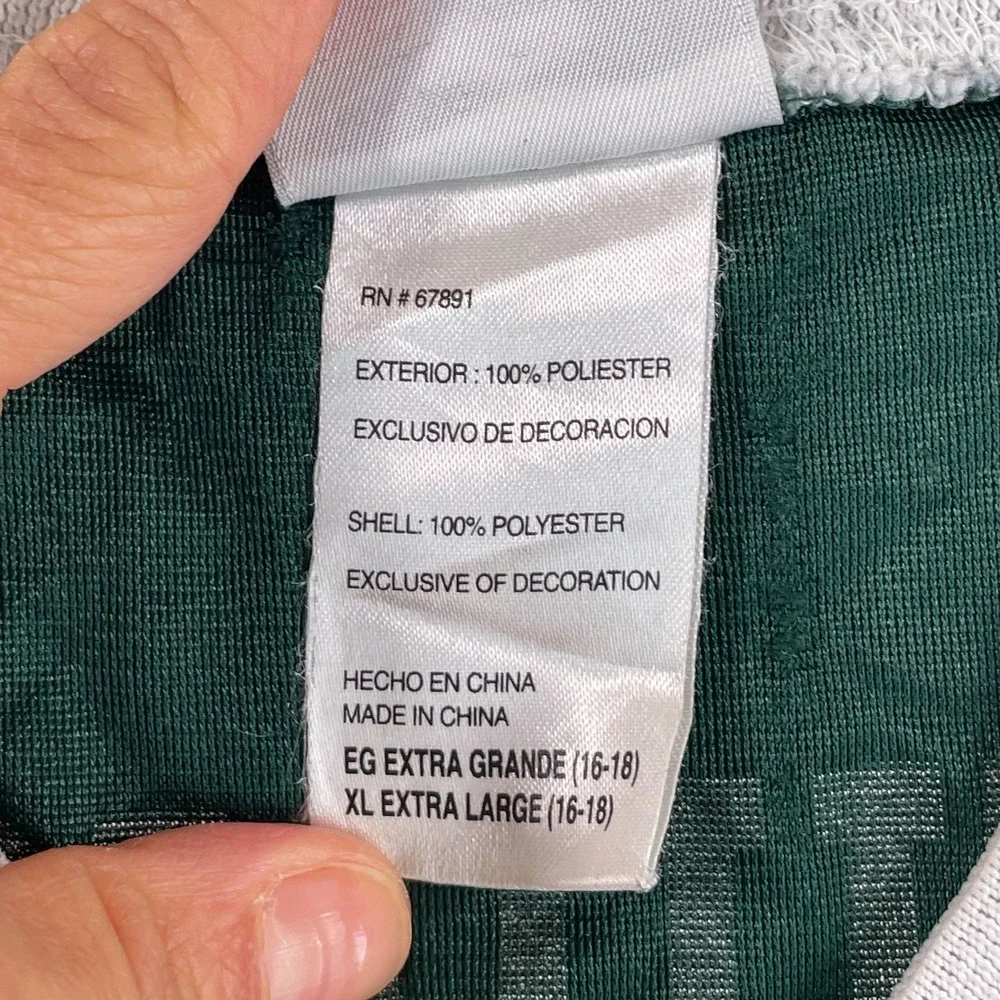 NFL Team Apparel Leon Washignton NY New York Jets Football Jersey Youth XL 18-20